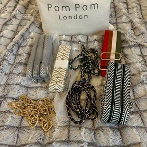 Pom Pom London Crossbody Straps - various